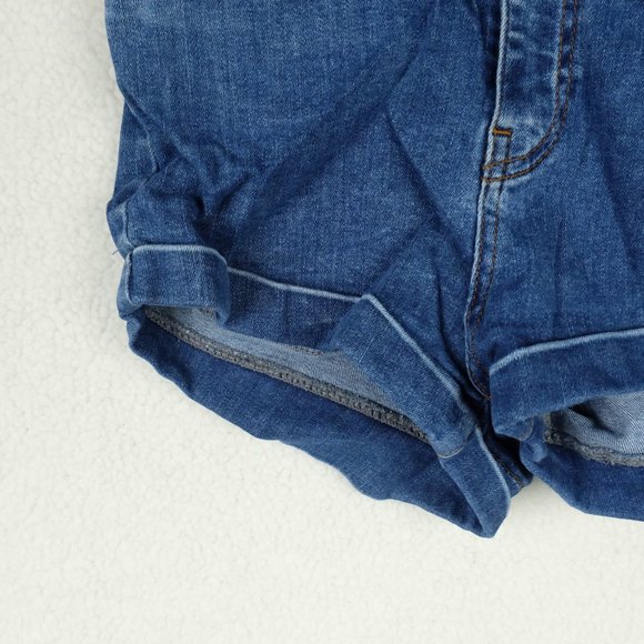 Pull and Bear Womens Short Shorts 0 Denim Classic Retro Summer Casual Stretch - Picture 3 of 10